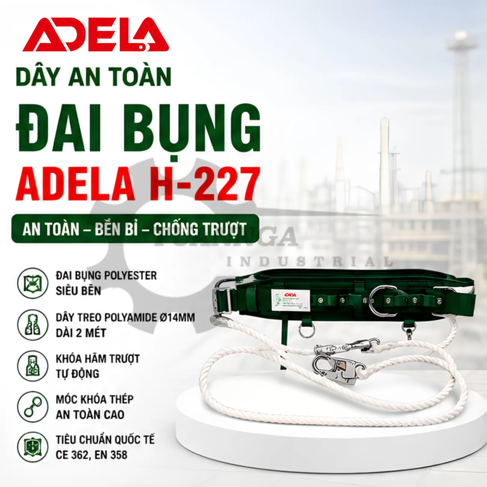 Dây An Toàn Đai Bụng ADELA H227