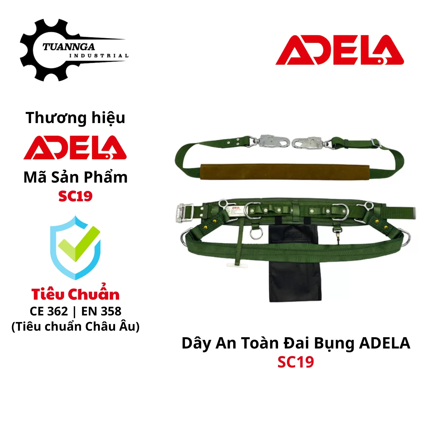 Dây An Toàn Đai Bụng ADELA SC19