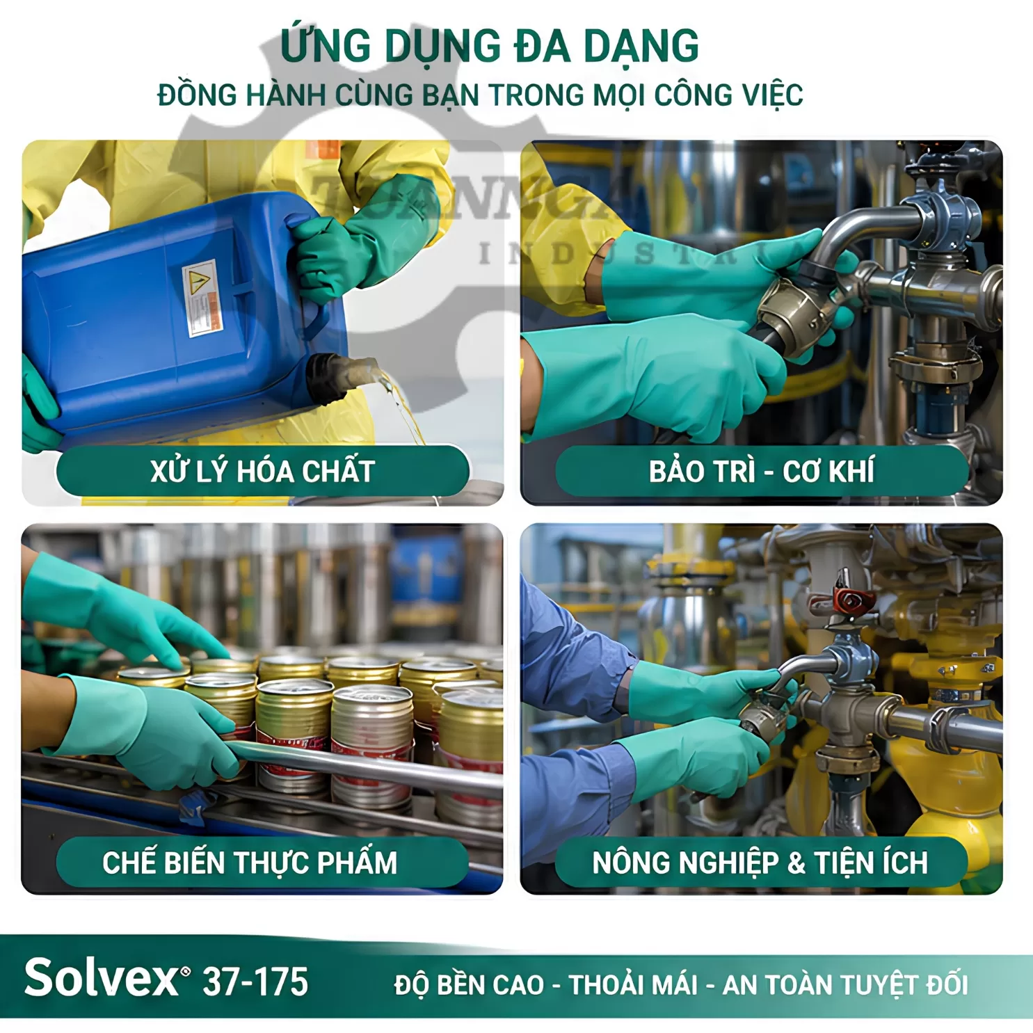 Găng Tay Chống Hóa Chất Ansell 37-175