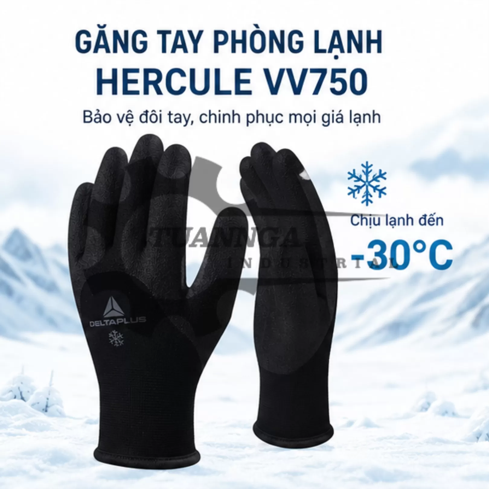 Găng Tay Phòng Lạnh Deltaplus HERCULE VV750