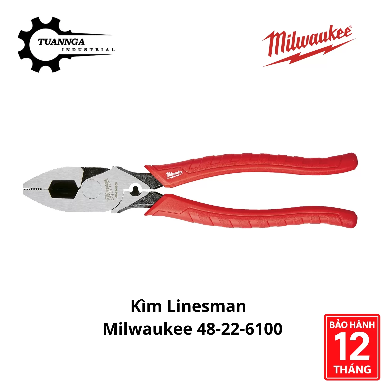 Kìm Linesman Milwaukee 48-22-6100