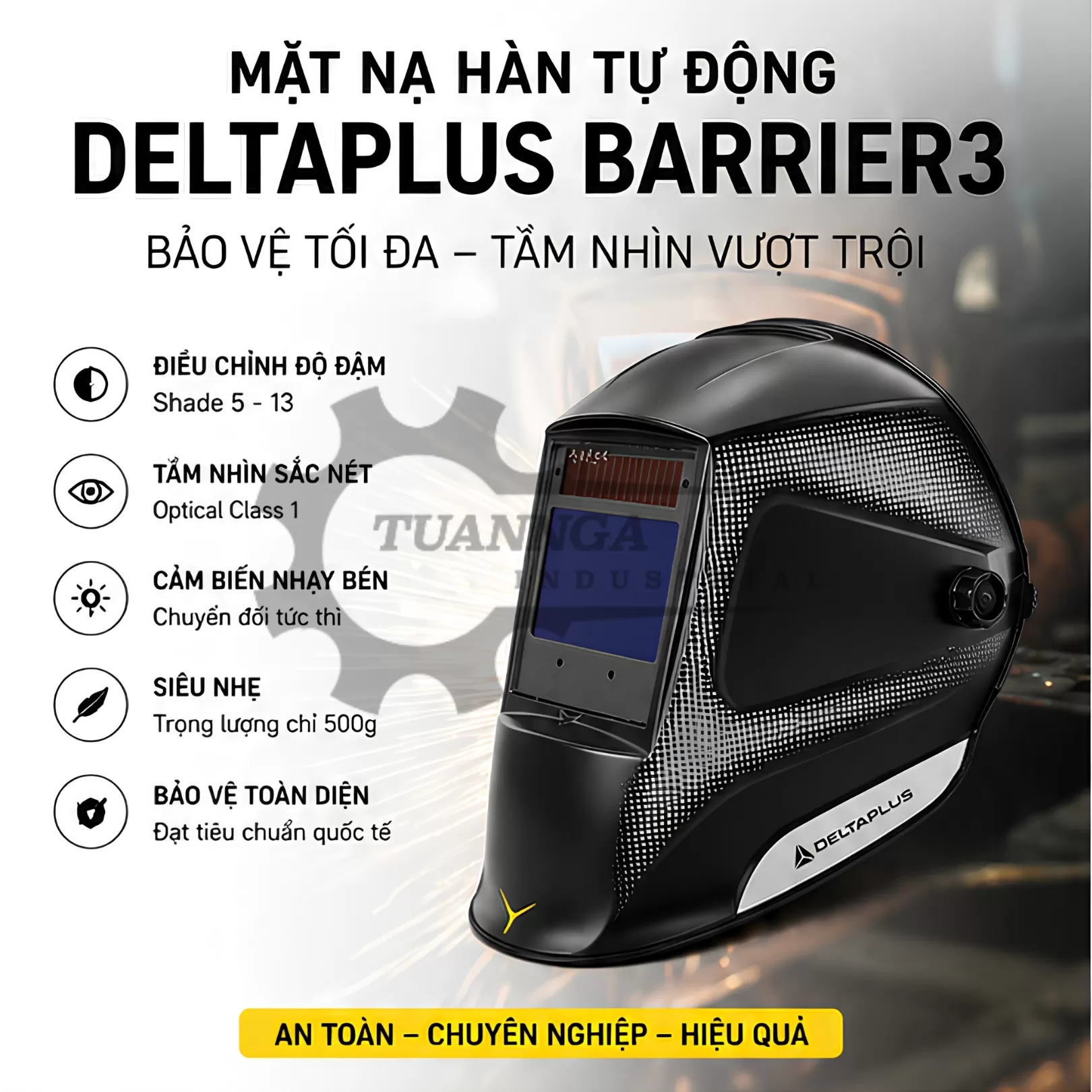 Mặt Nạ Hàn Tự Động Deltaplus BARRIER3