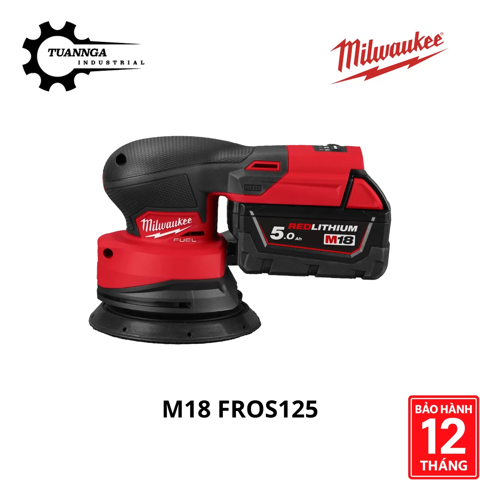 Máy Chà Nhám Đường Kính 125mm M18 FROS125-0X0