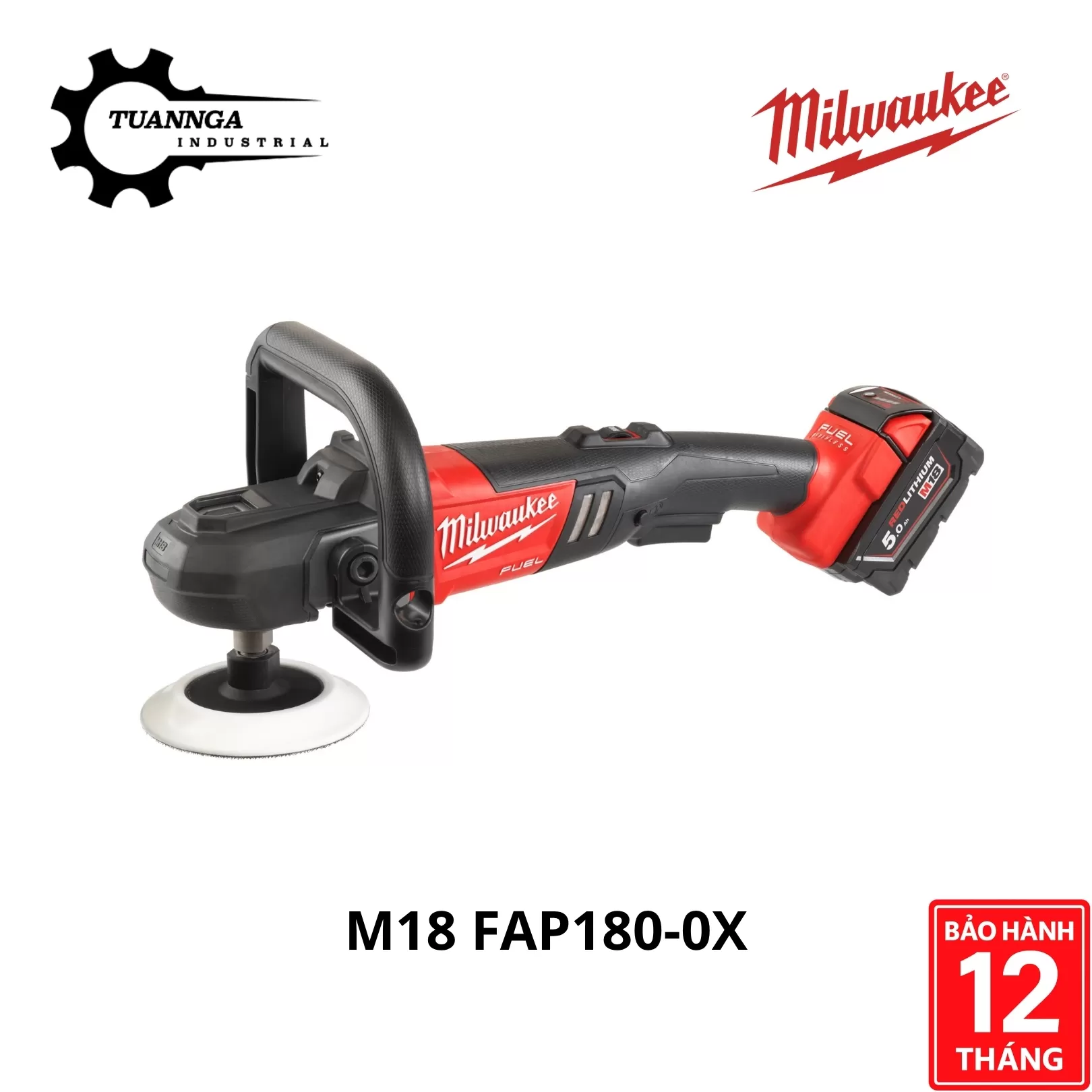 Máy Đánh Bóng Milwaukee M18 FAP180-0X