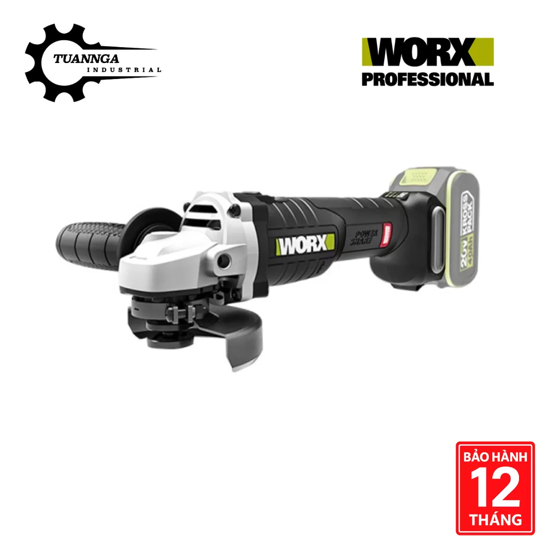 Máy mài góc 100mm dùng pin 20V Worx WU806.9