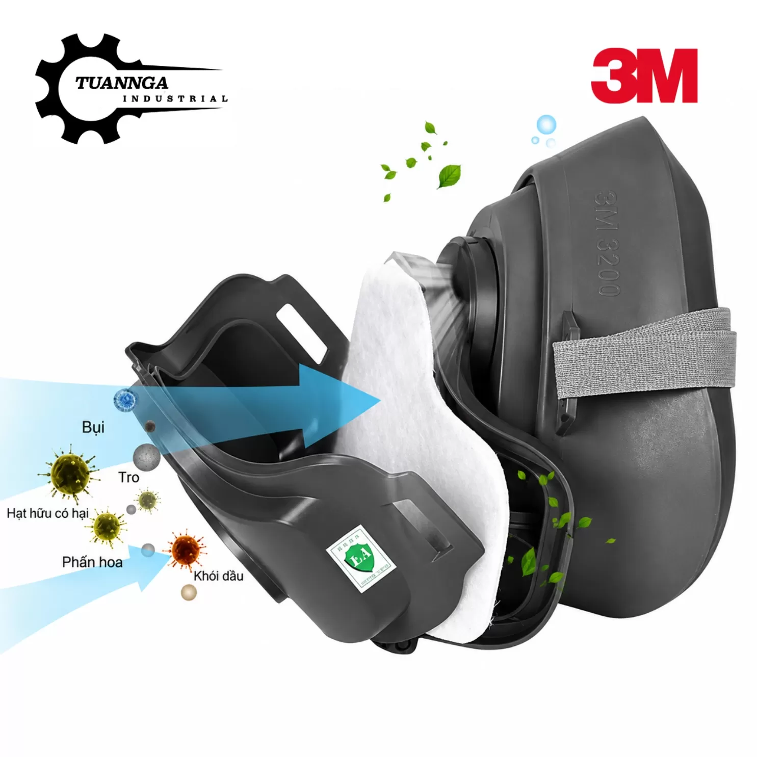 Nắp Giữ Tấm Lọc Bụi 3M 1700 Chuẩn P2 (01 Nắp)