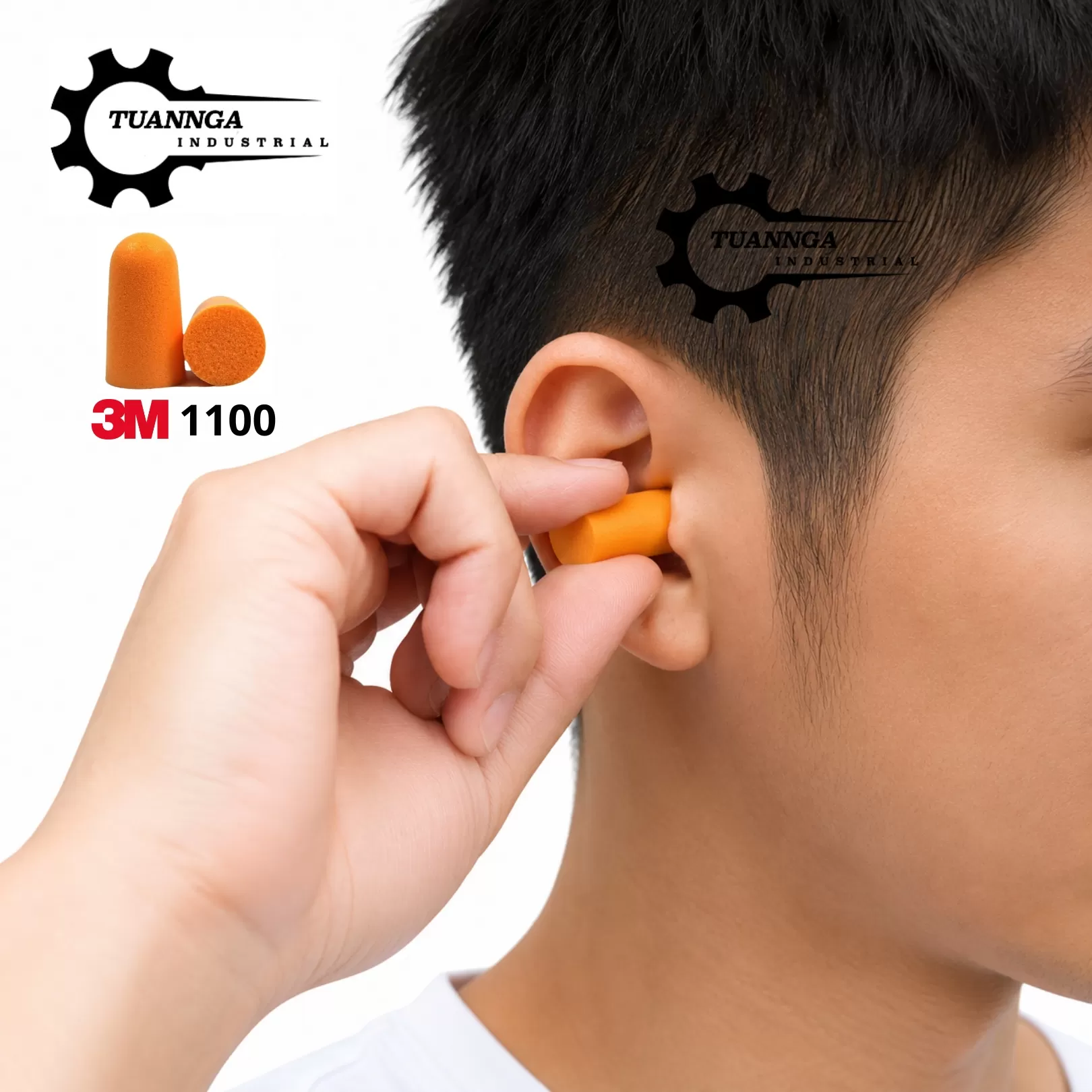 Nút Bịt Tai Chống Ồn 3M 1100 Không Dây (Hộp 200 Cặp)