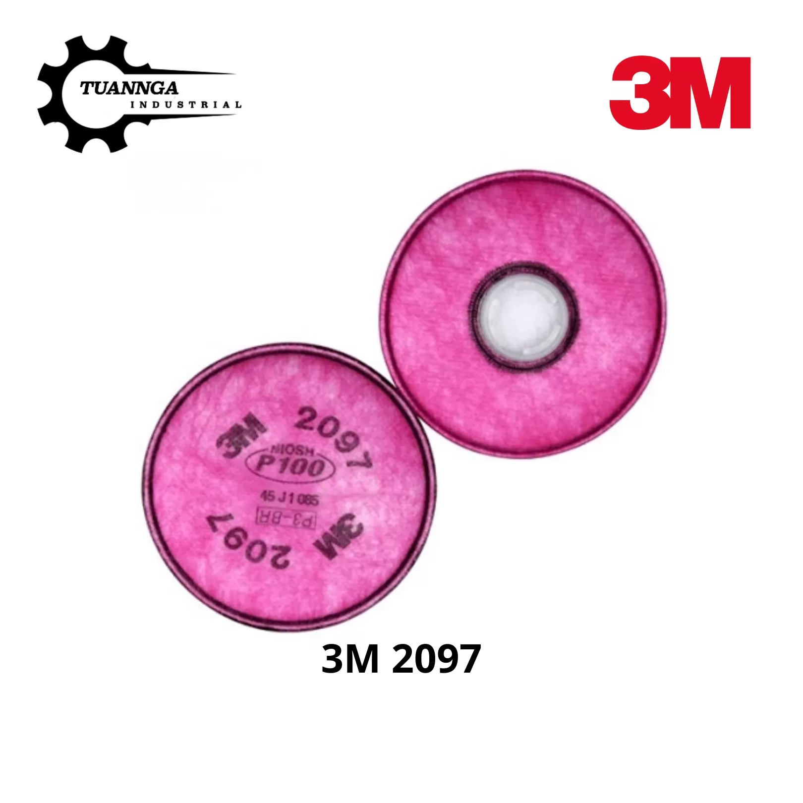Phin Lọc Bụi Và Hơi Hữu Cơ 3M 2097 P100 (1 Cặp)