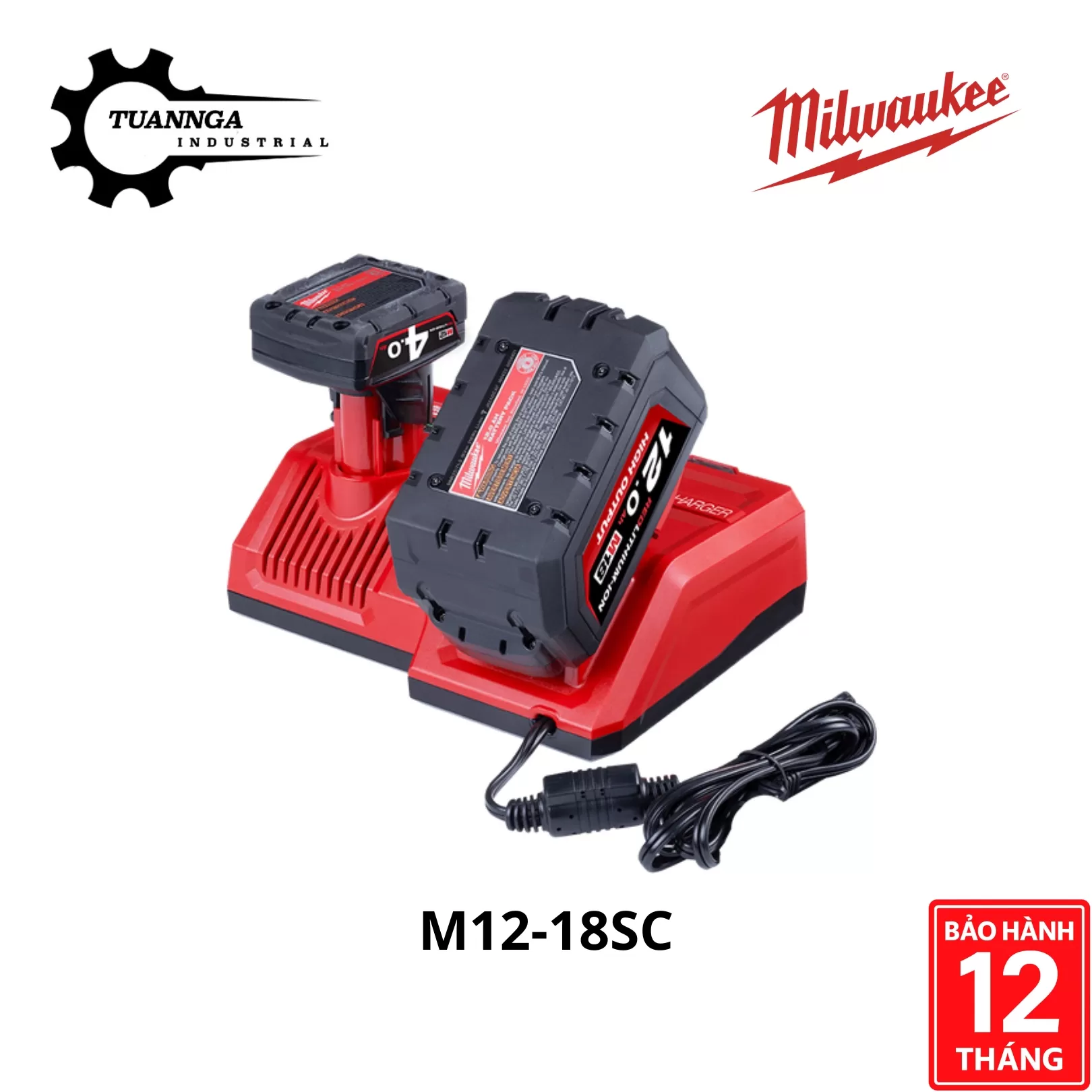 Sạc Nhanh Milwaukee M12-18SC