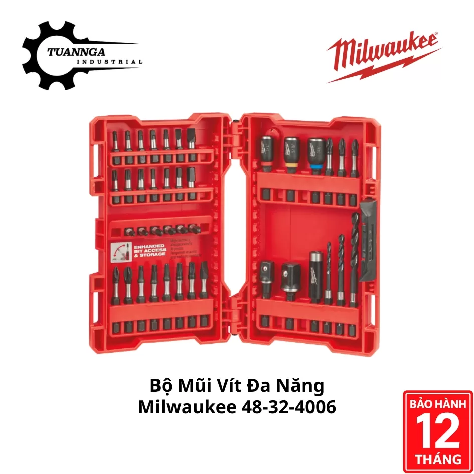 Bộ Mũi Vít Đa Năng Milwaukee 48-32-4006