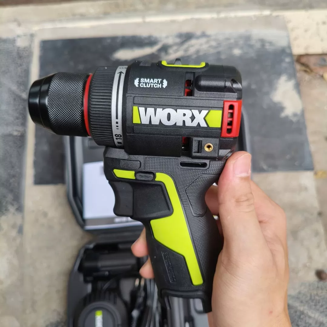 Máy Khoan Vặn Vít Pin 12V Worx WU135T.2 (Có Búa)