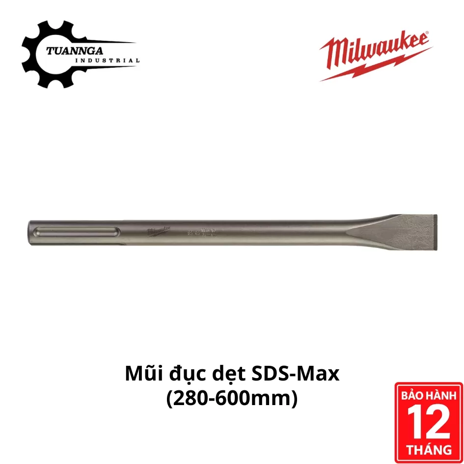 Mũi đục dẹt SDS-Max (280-600mm)