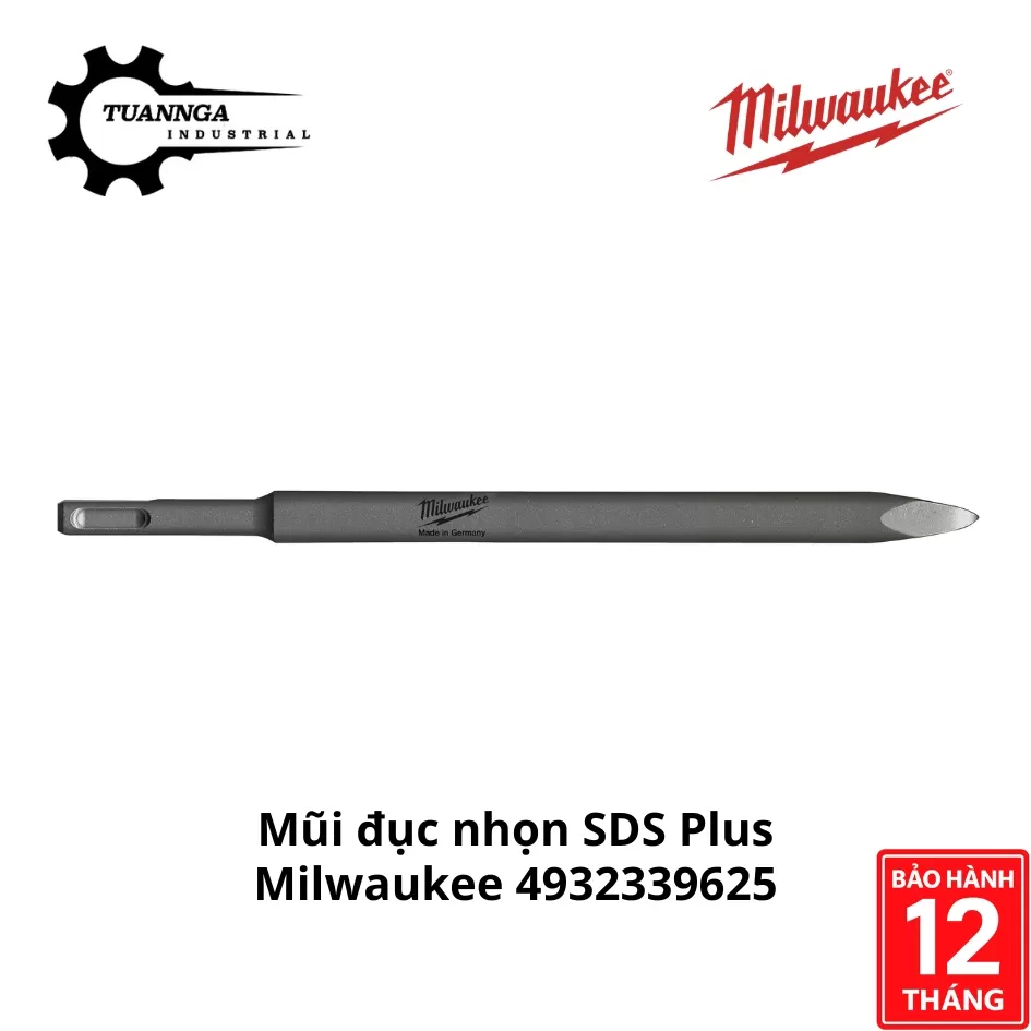 Mũi Đục Nhọn SDS Plus Milwaukee 4932339625