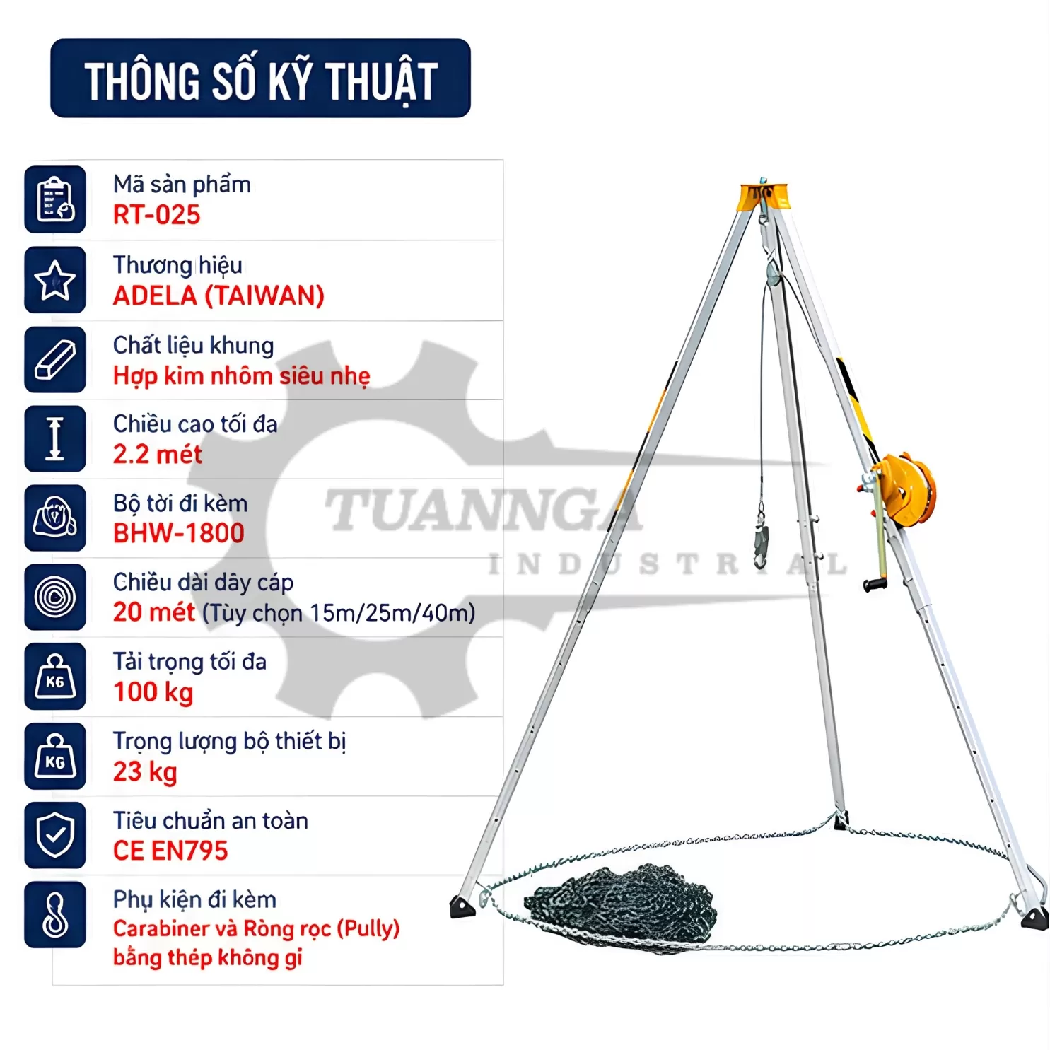 Bộ Tời 3 Chân ADELA RT025