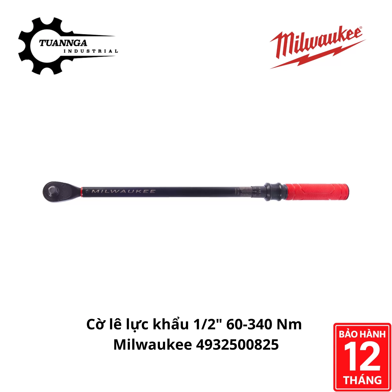 Cờ Lê Lực Khẩu 1/2 Milwaukee 4932500825 (60-340 Nm)