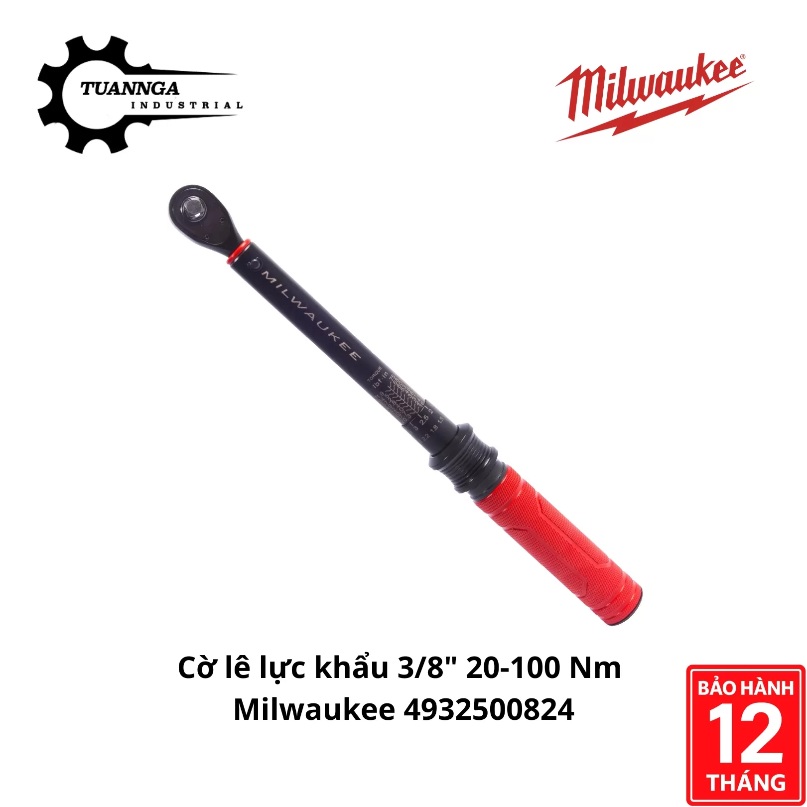 Cờ Lê Lực Khẩu 3/8 Milwaukee 4932500824 (20-100 Nm)