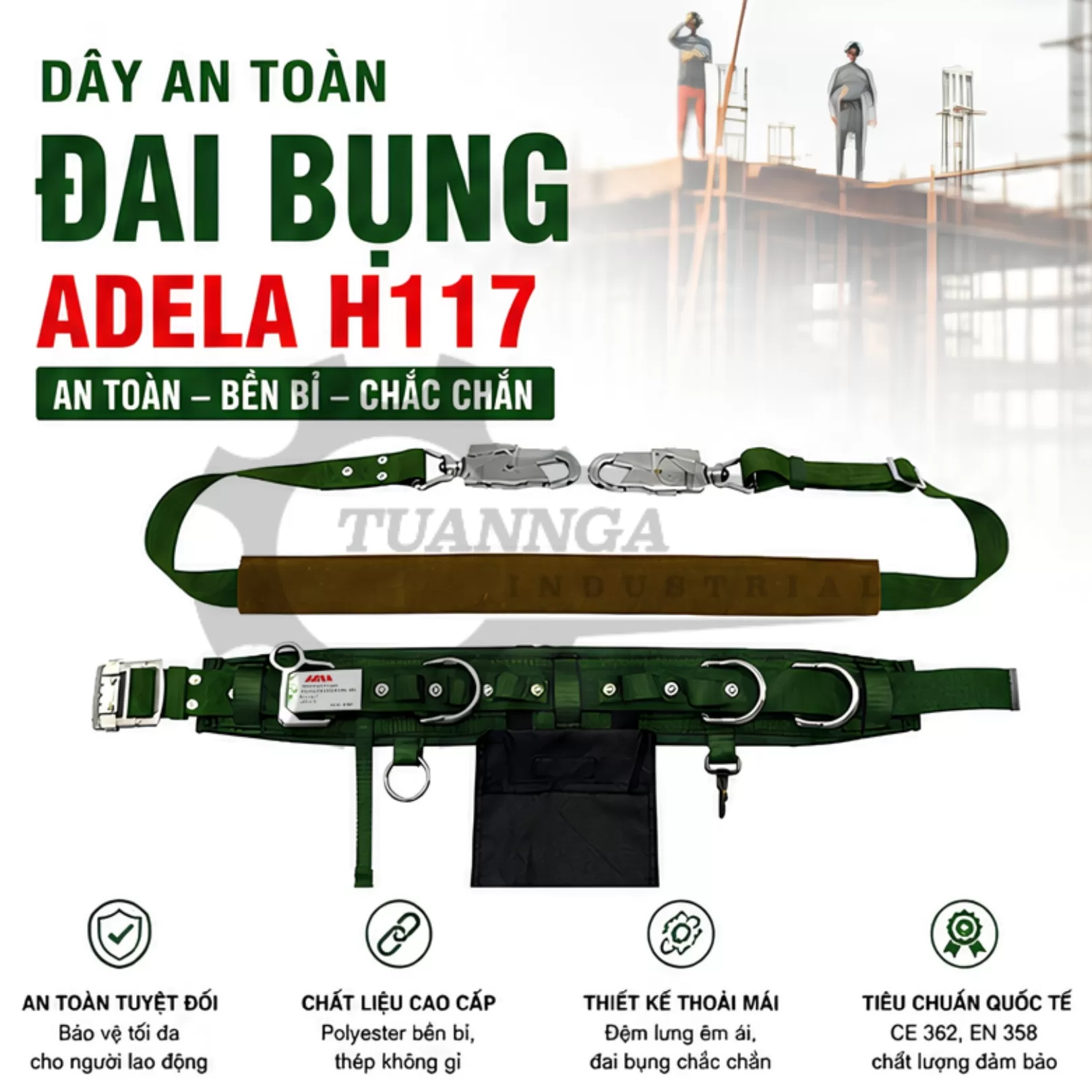 Dây An Toàn Đai Bụng ADELA H117