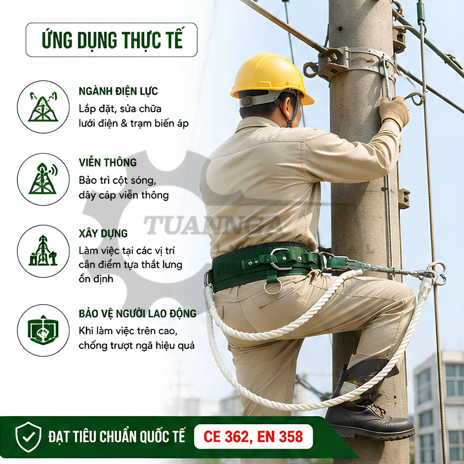 Dây An Toàn Đai Bụng ADELA H227
