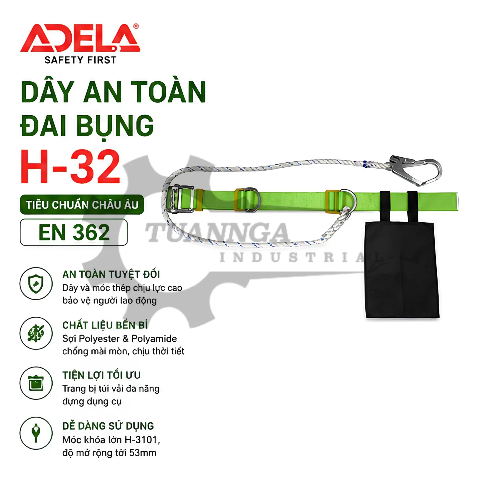 Dây An Toàn Đai Bụng ADELA H32