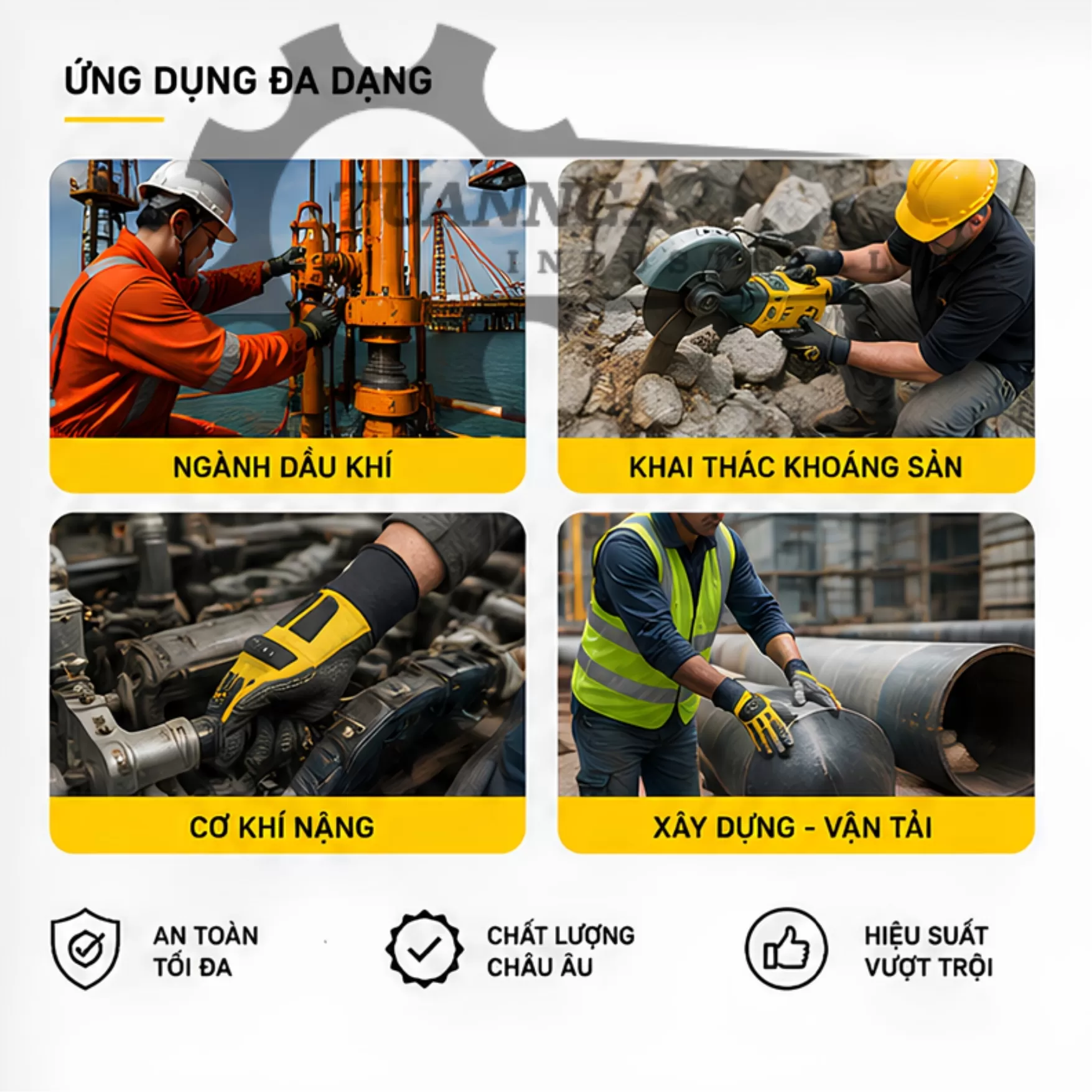 Găng Tay Chống Rung Và Va Đập Deltaplus EOS VV900