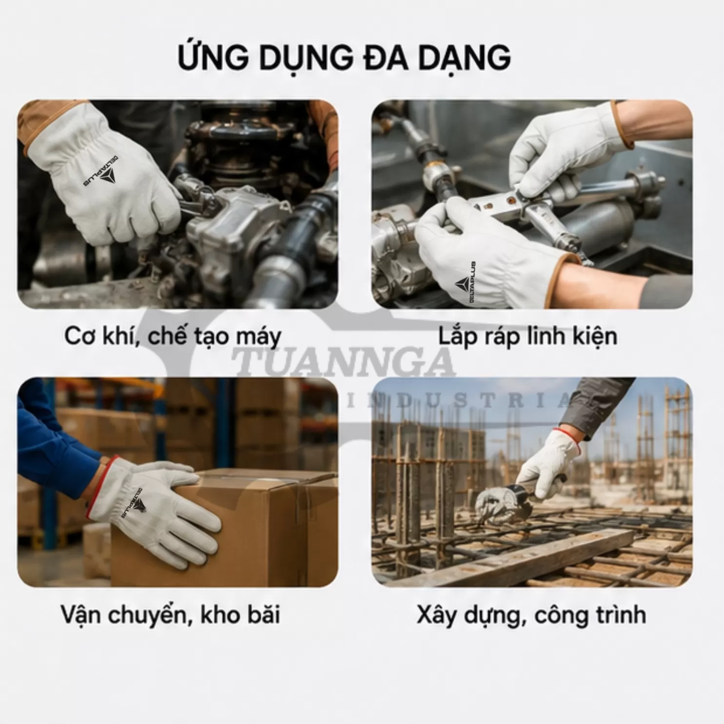 Găng Tay Da Chịu Nhiệt Deltaplus FBN49