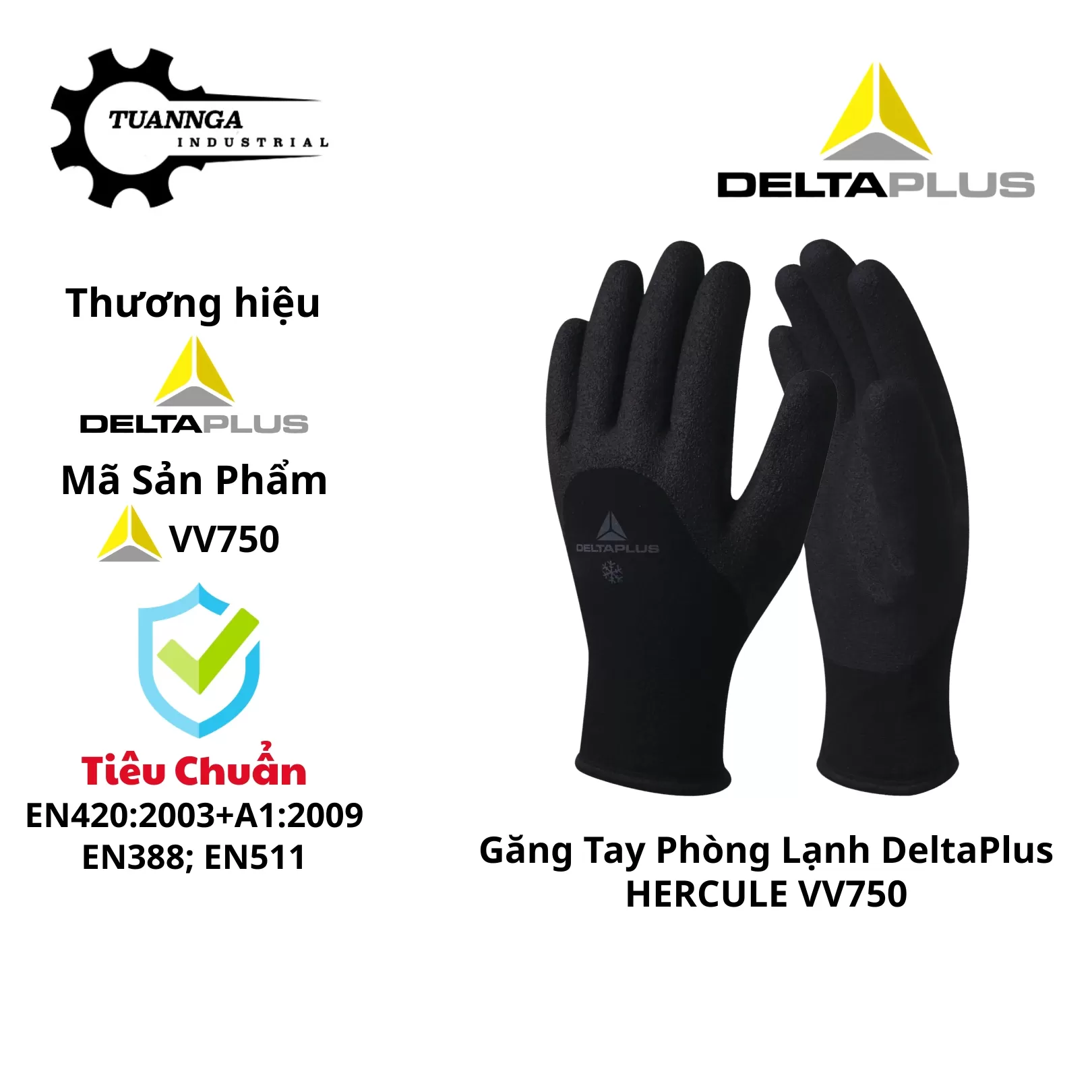 Găng Tay Phòng Lạnh Deltaplus HERCULE VV750
