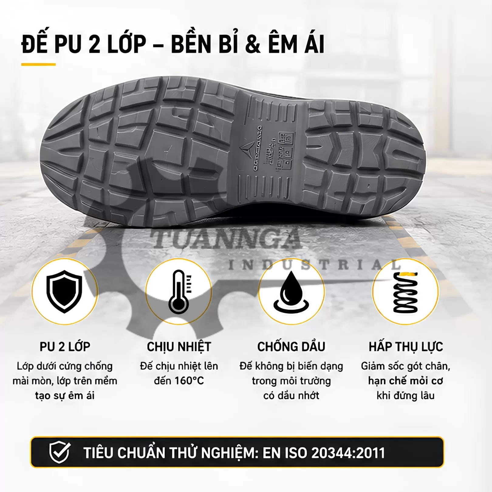 Giày Bảo Hộ Deltaplus JUMPER3 S3 (Cổ Cao)