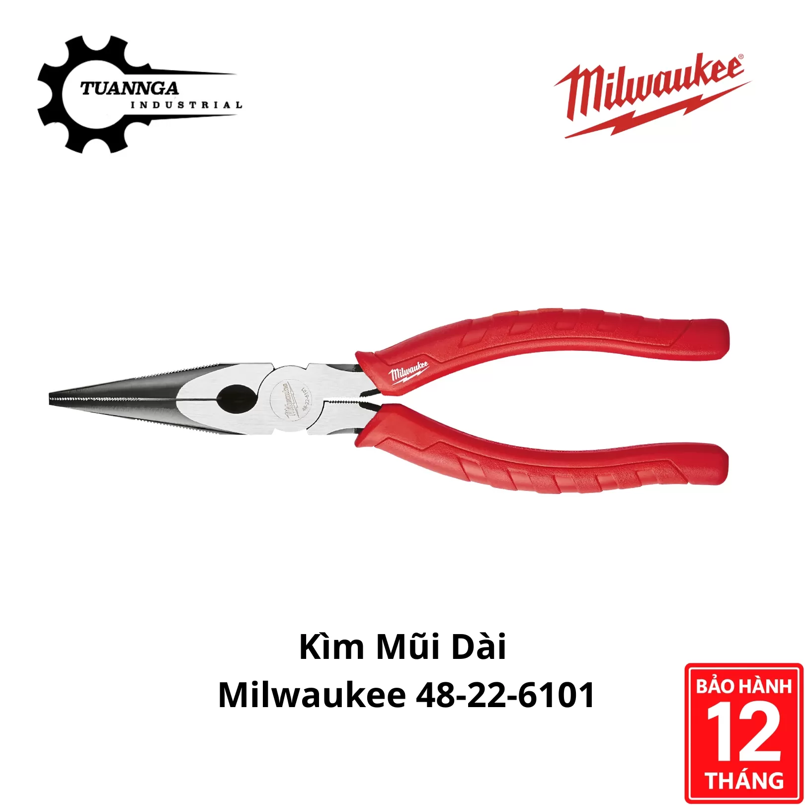 Kìm Mũi Dài Milwaukee 48-22-6101