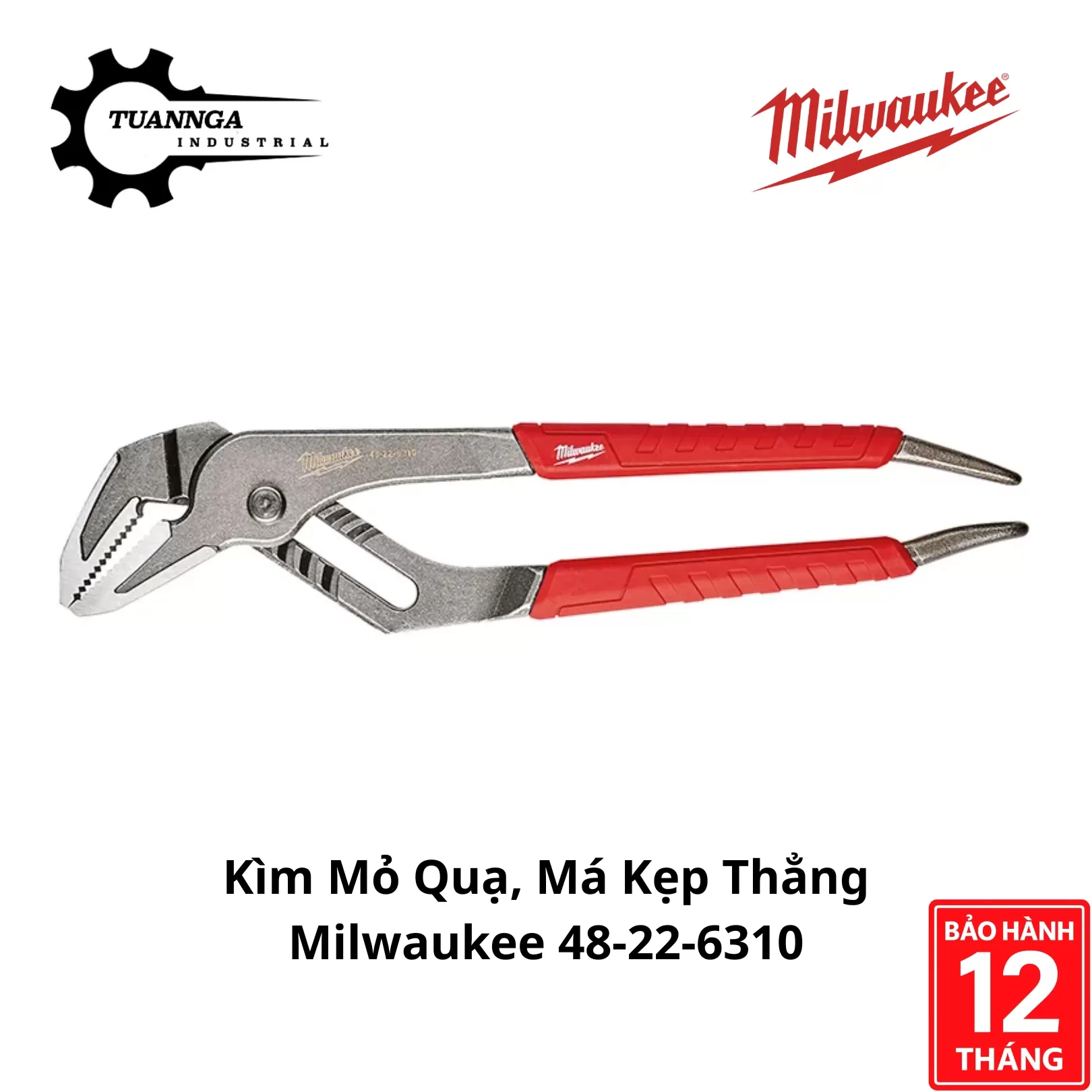 Kìm Mỏ Quạ, Má Kẹp Thẳng Milwaukee 48-22-6310