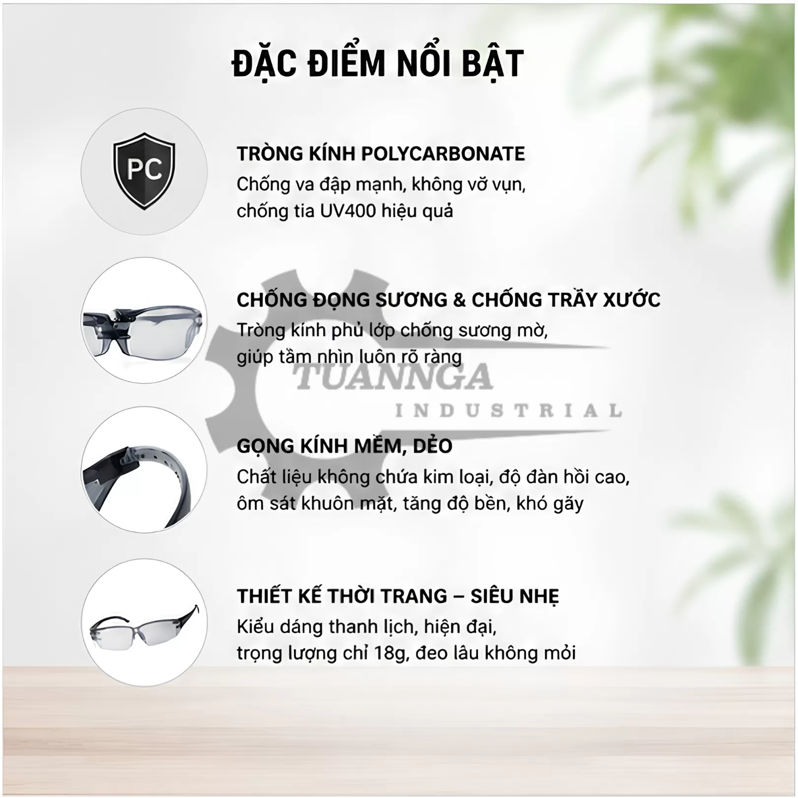Kính Bảo Hộ Deltaplus MILO CLEAR (Trong Suốt)