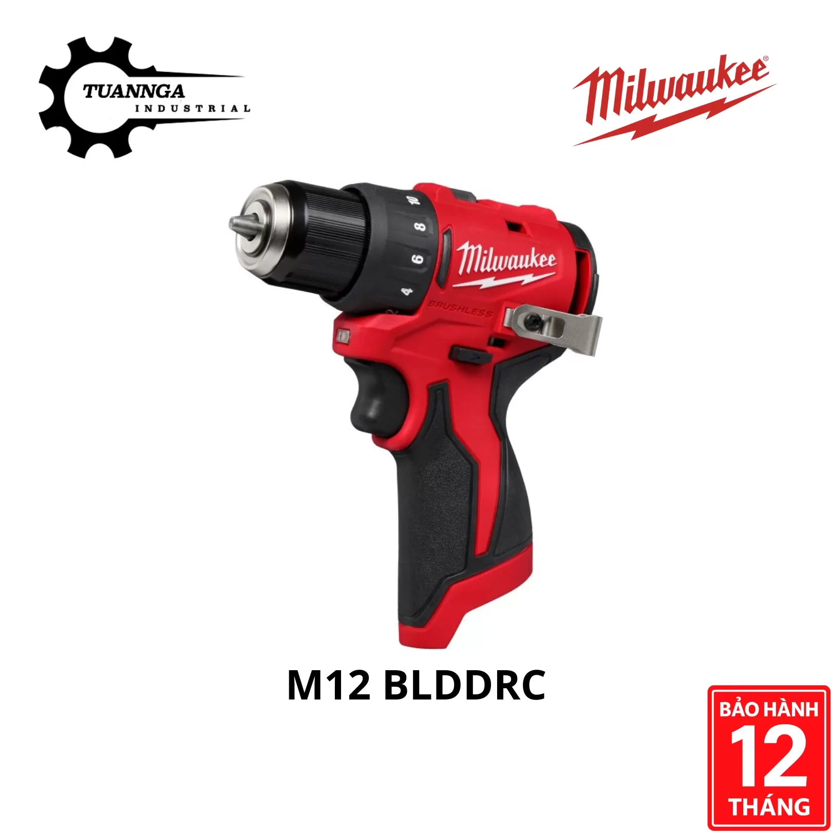 Máy Khoan Vặn Vít Milwaukee M12 BLDDRC