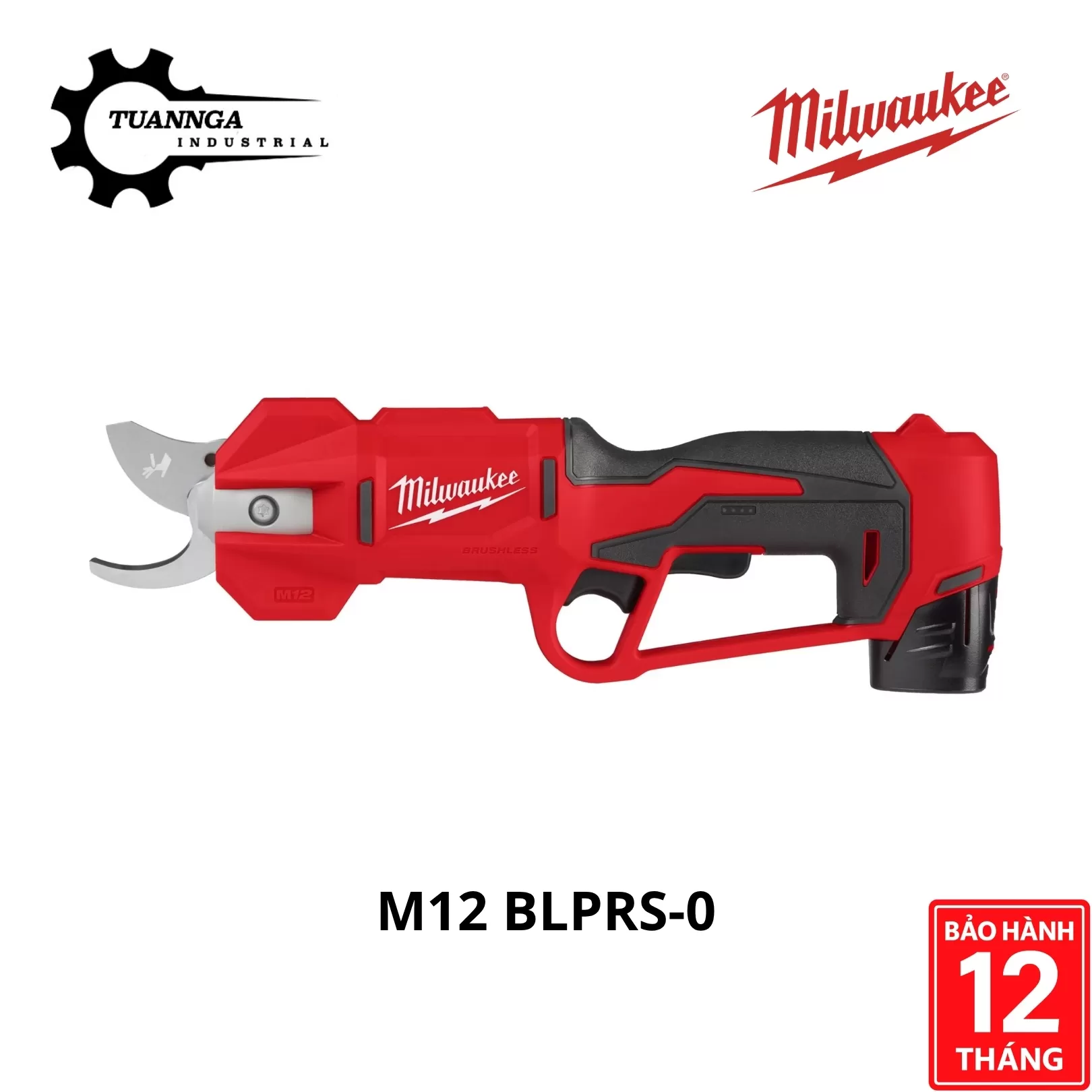 Máy Cắt Cành Milwaukee M12 BLPRS-0