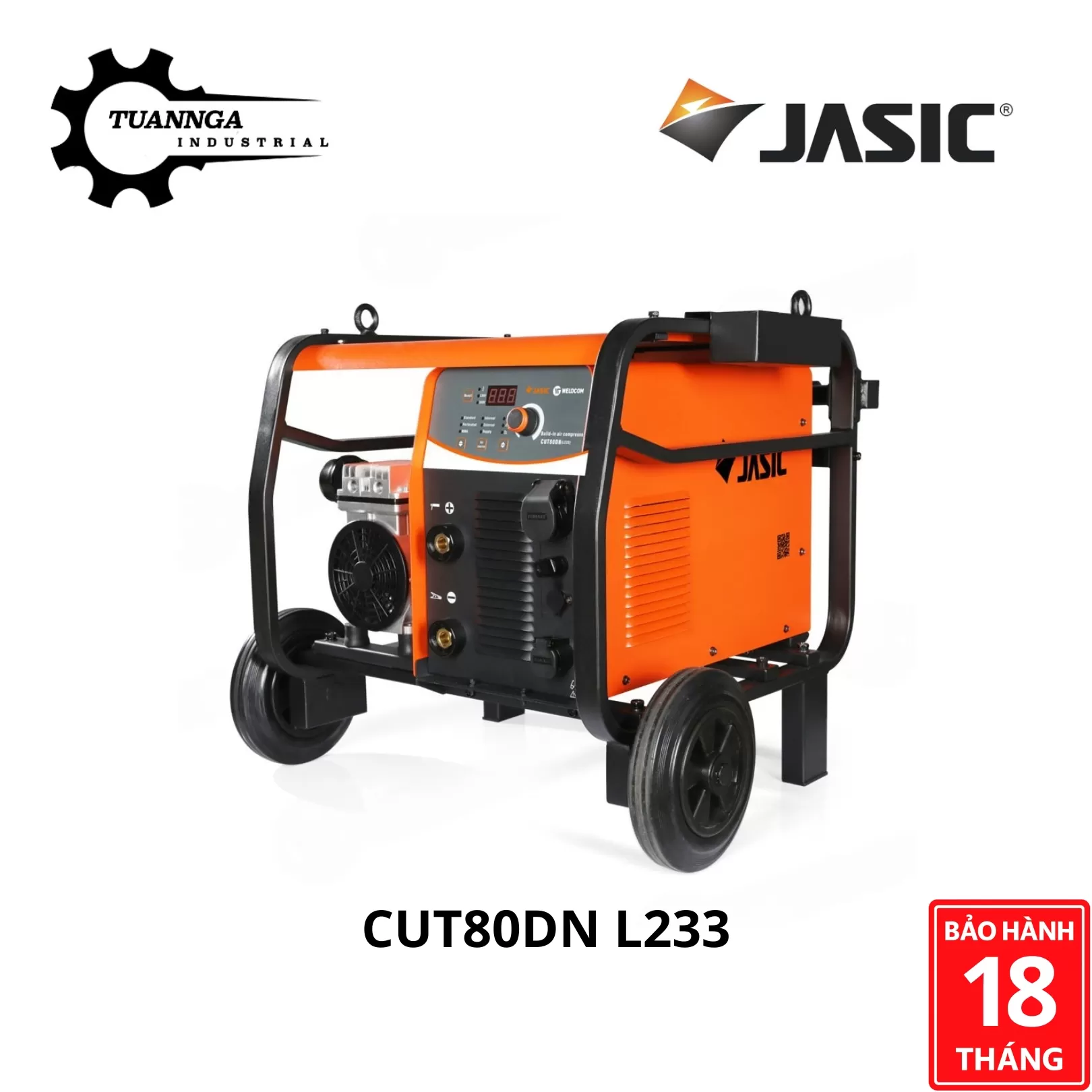 MÁY CẮT PLASMA JASIC CUT80DN L233 (TÍCH HỢP SẴN MÁY NÉN KHÍ)