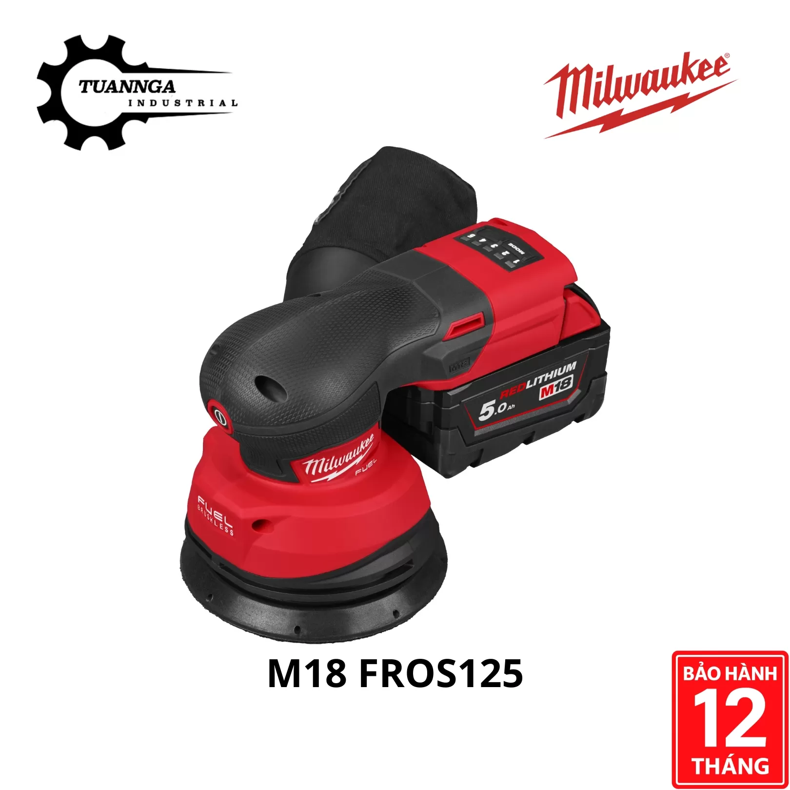 Máy Chà Nhám Đường Kính 125mm M18 FROS125-0X0