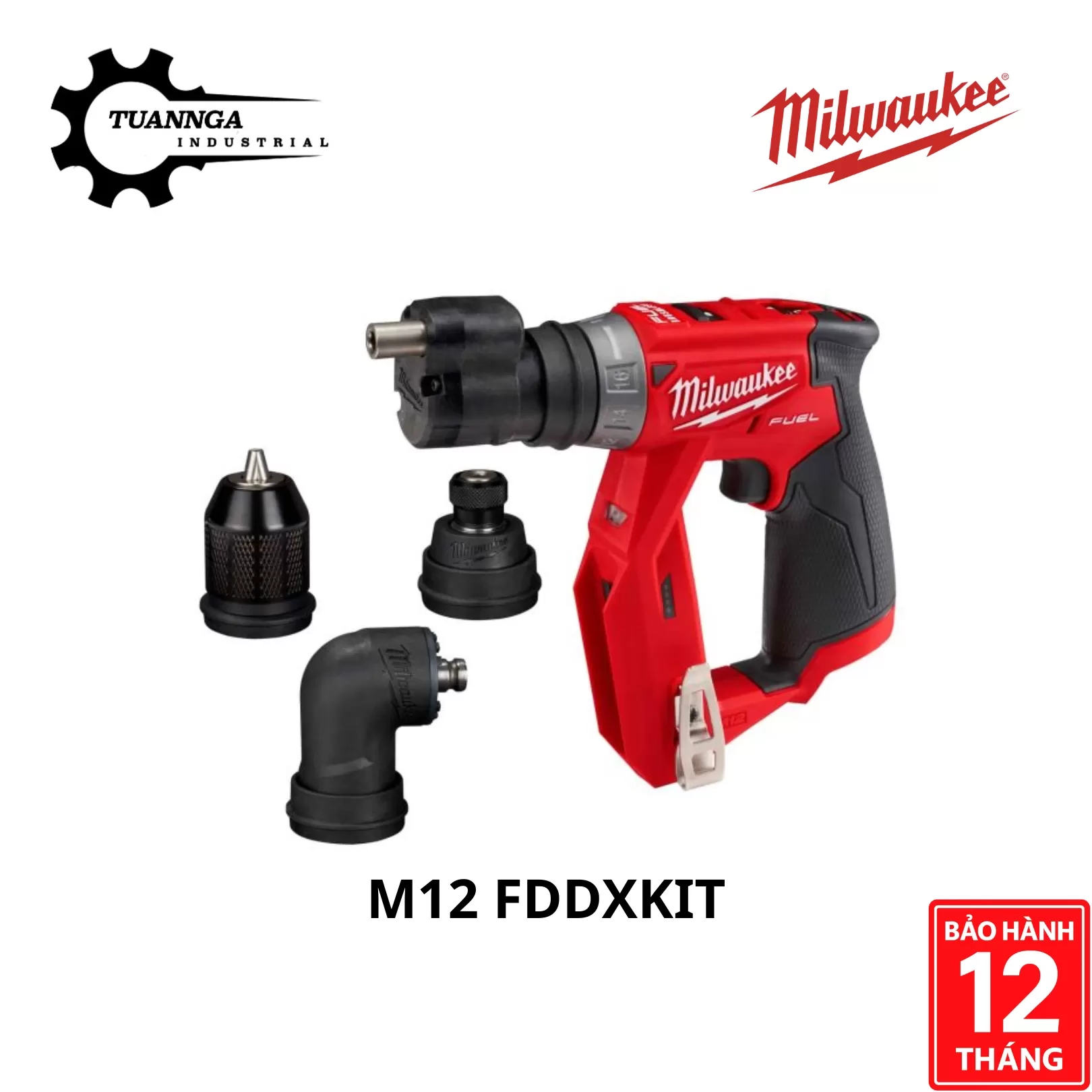 Máy khoan đa năng Milwaukee 4 đầu M12 FDDXKIT