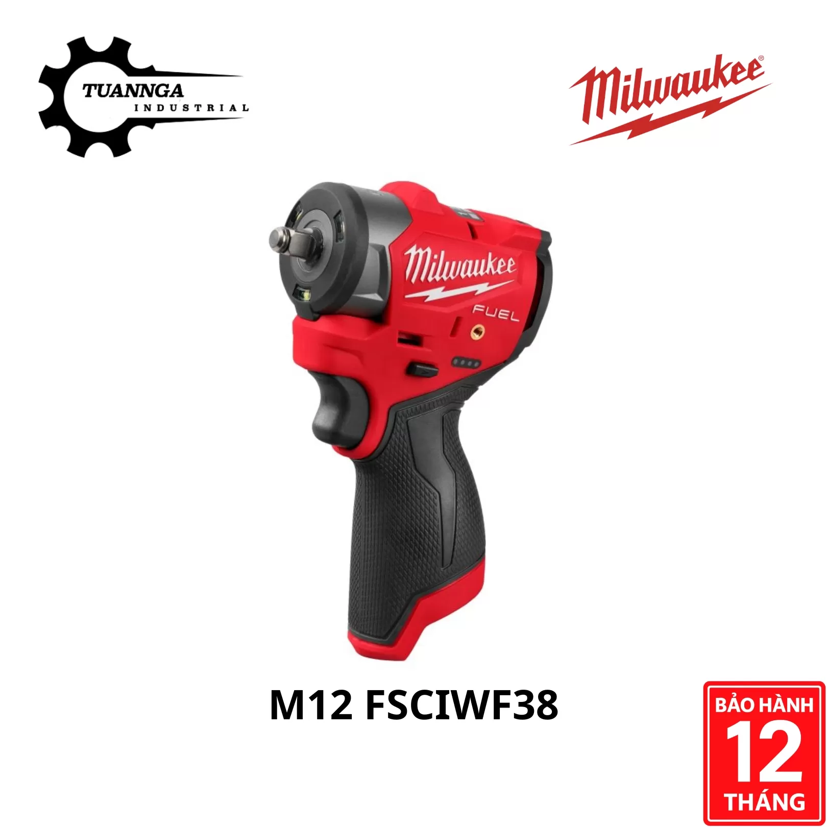 Máy Siết Bu Lông Khẩu 3/8″ M12 FSCIWF38