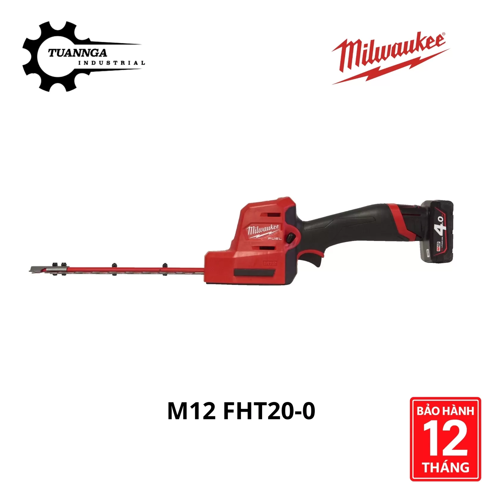 Máy Tỉa Hàng Rào Milwaukee M12 FHT20-0