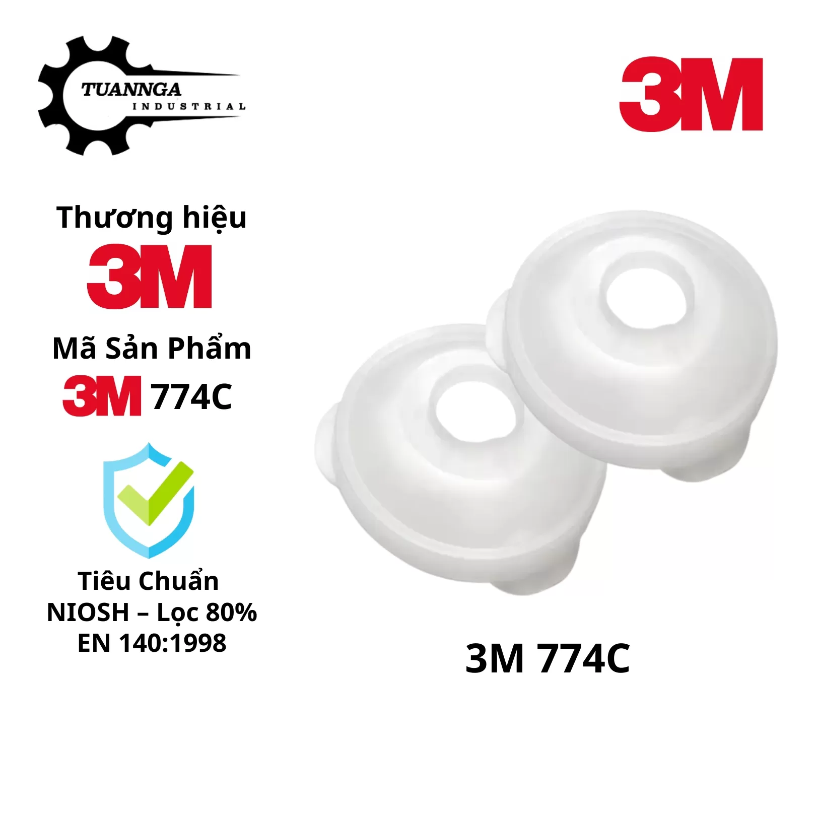 Nắp Giữ Tấm Lọc 3M 774C (01 Nắp)