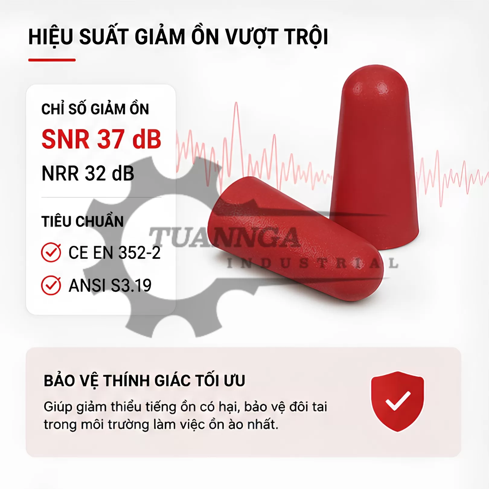 Nút Bịt Tai Chống Ồn Deltaplus CONIC200