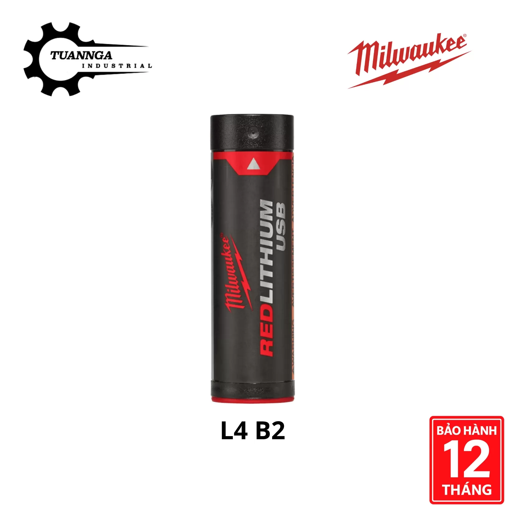 Pin Milwaukee REDLITHIUM USB L4 B2 (2.0Ah)