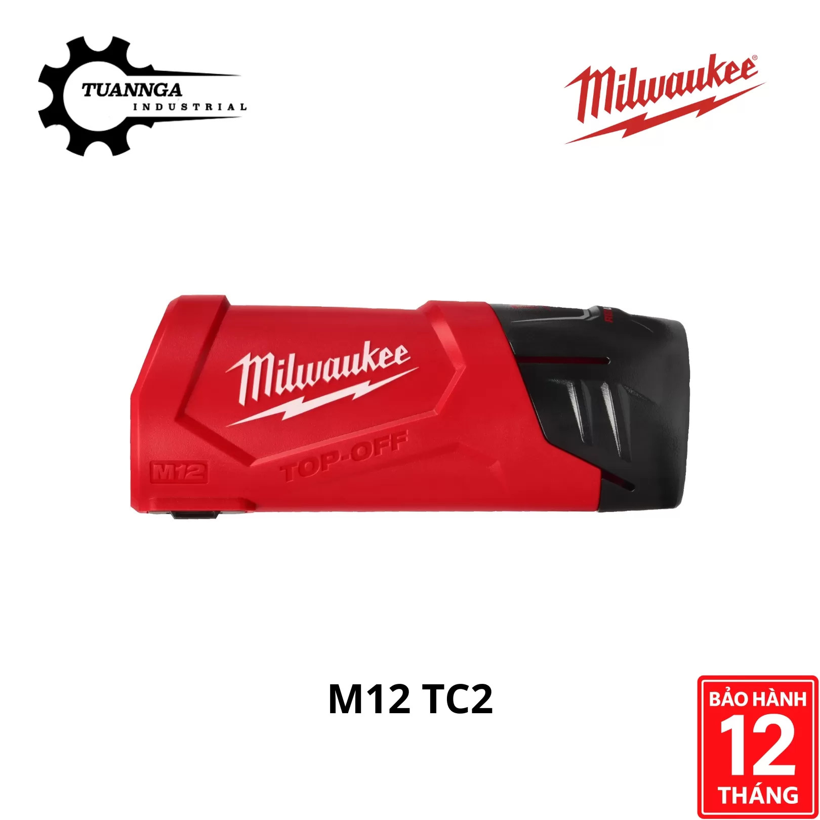 Bộ Sạc Di Động Nhỏ Gọn Milwaukee M12 TC2