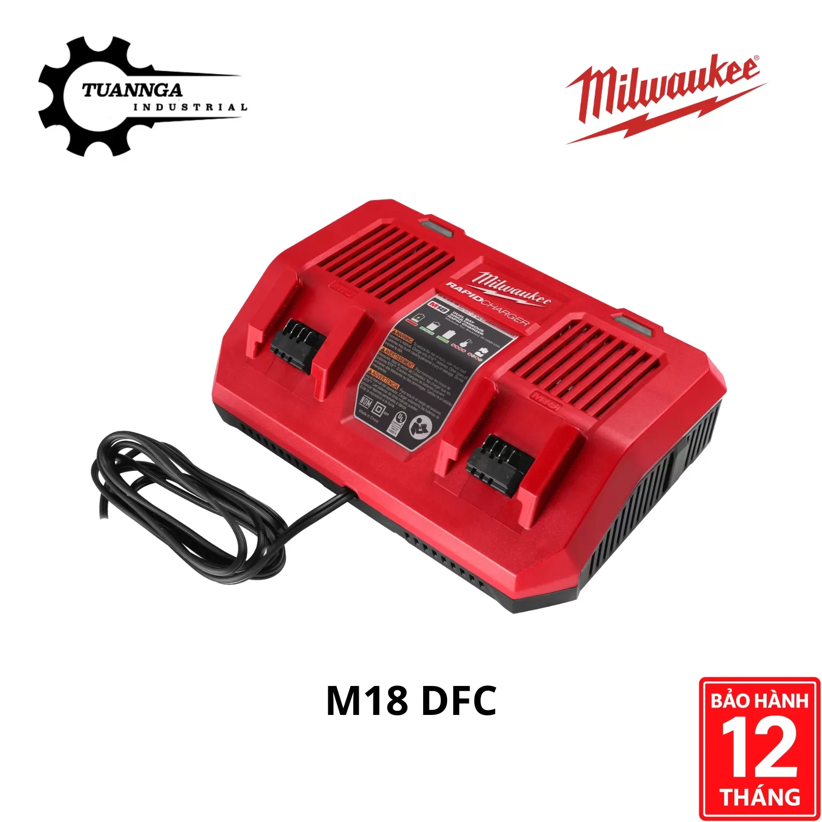 Sạc Nhanh 18V Milwaukee M18 DFC (2 Cổng)
