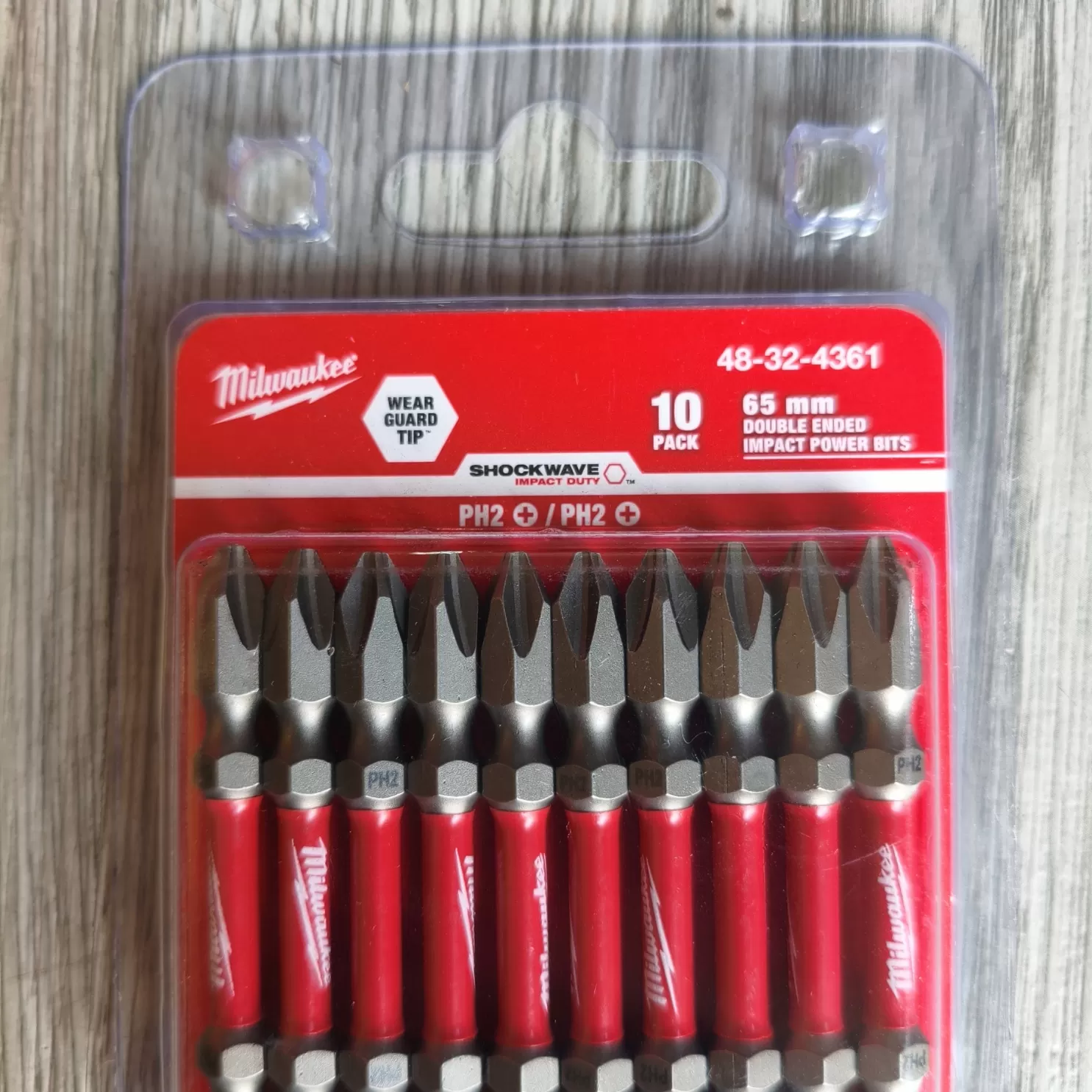 Đầu Vặn Vít Ngắn Milwaukee 48-32-4361 (PH2-65mm)