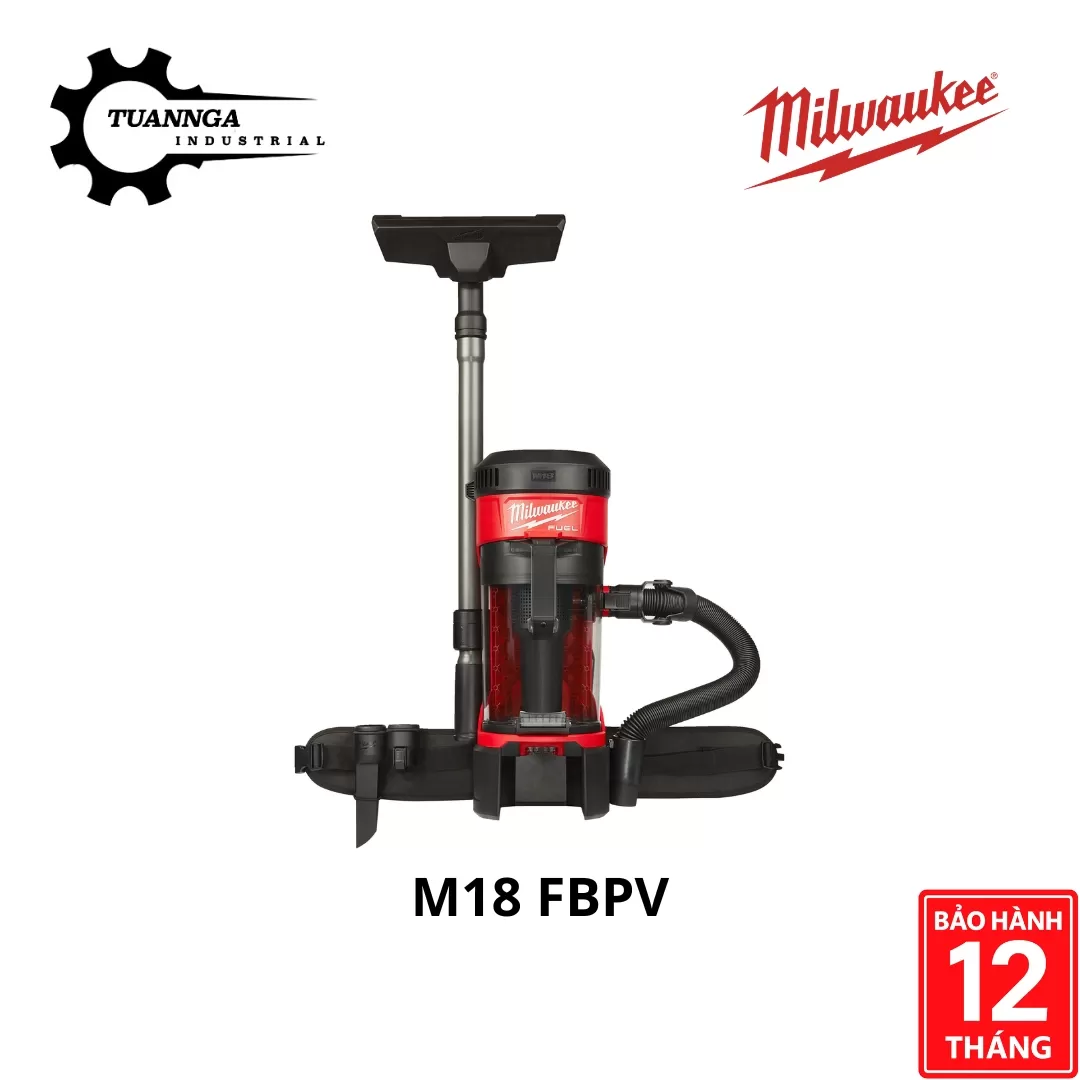 Máy Hút Bụi Đeo Lưng Milwaukee M18 FBPV-0G0
