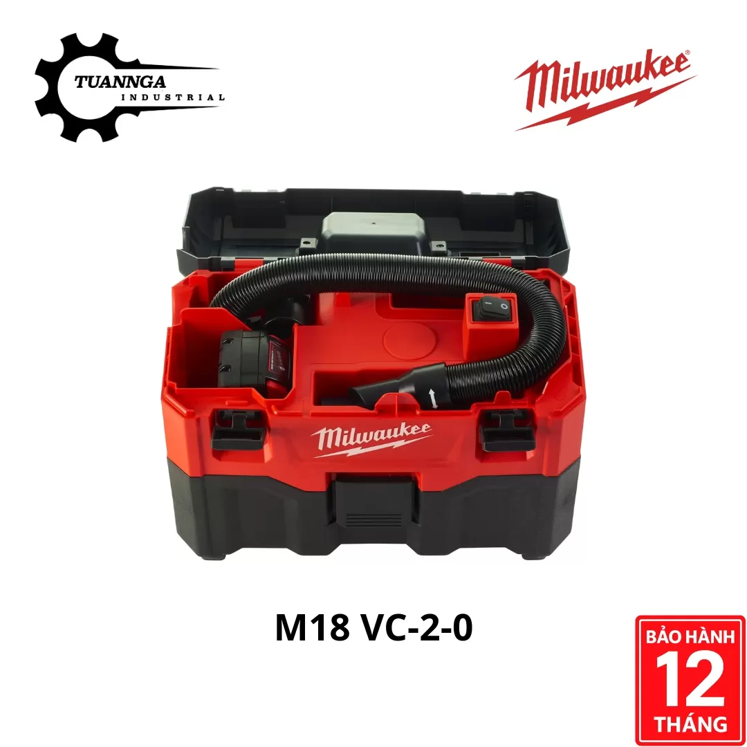 Máy Hút Bụi Khô/Ướt Milwaukee M18 VC2-0