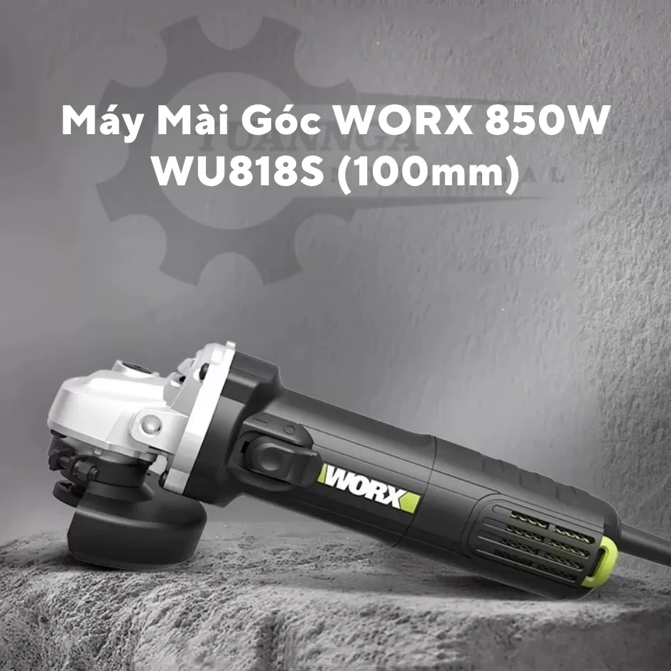 Máy Mài Góc Điện 100mm Worx WU818S (Công Tắc Cạnh)