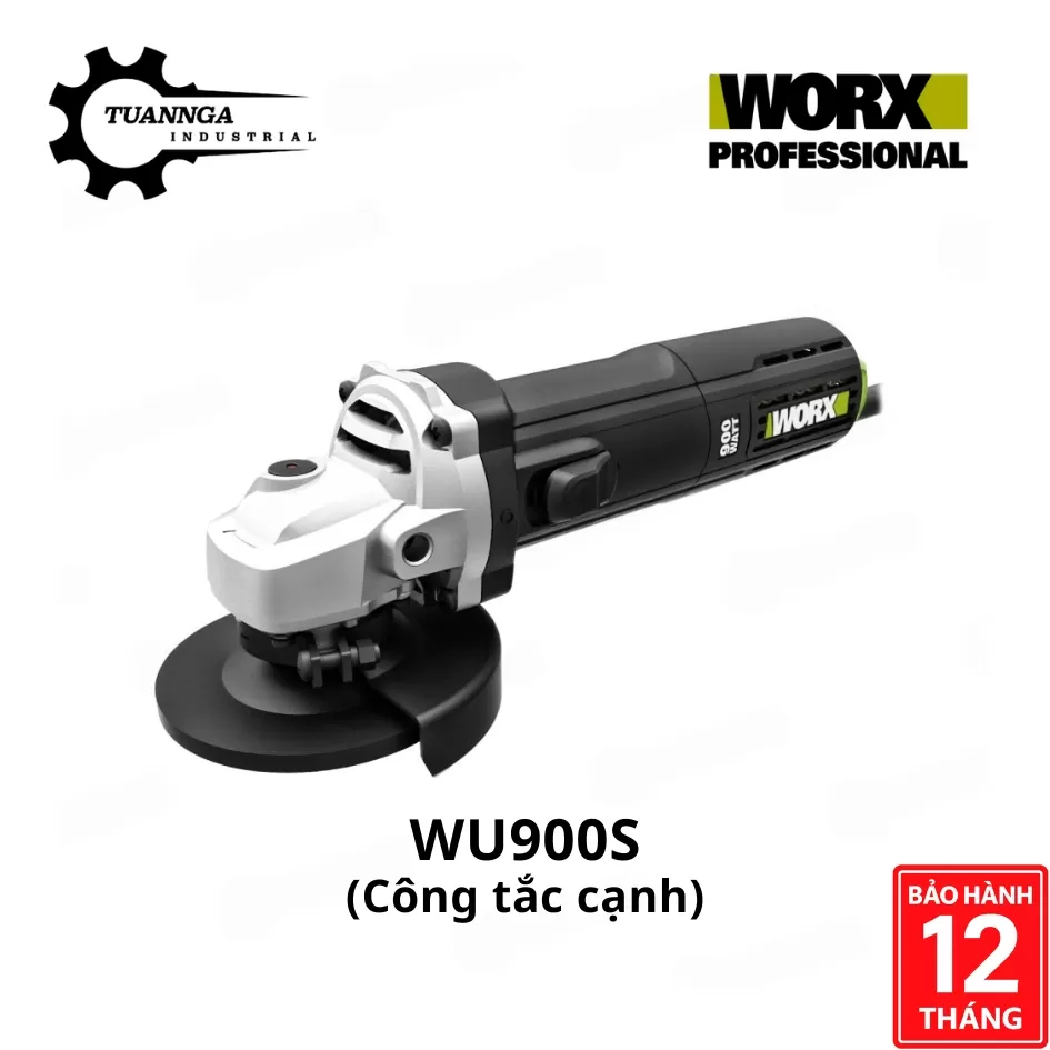 Máy Mài Góc Điện 100mm Worx WU900S (Công Tắc Cạnh)