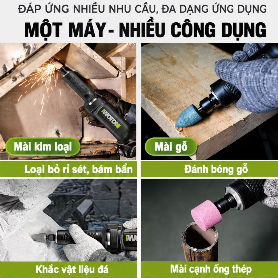 Máy Mài Thẳng Dùng Điện Worx WU716