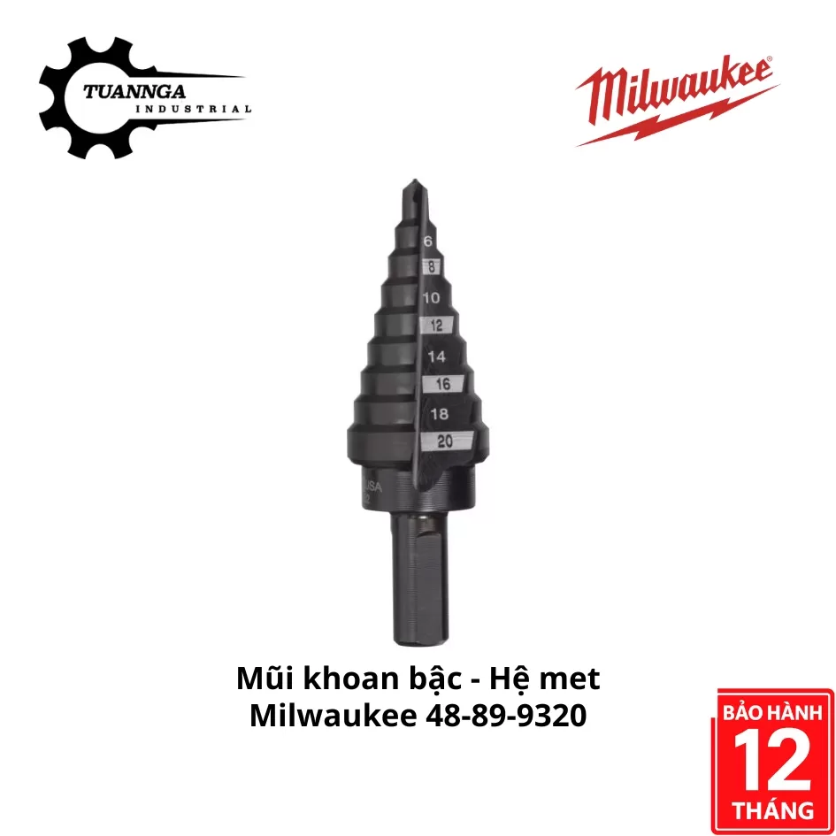 Mũi Khoan Bậc Hệ Met Milwaukee