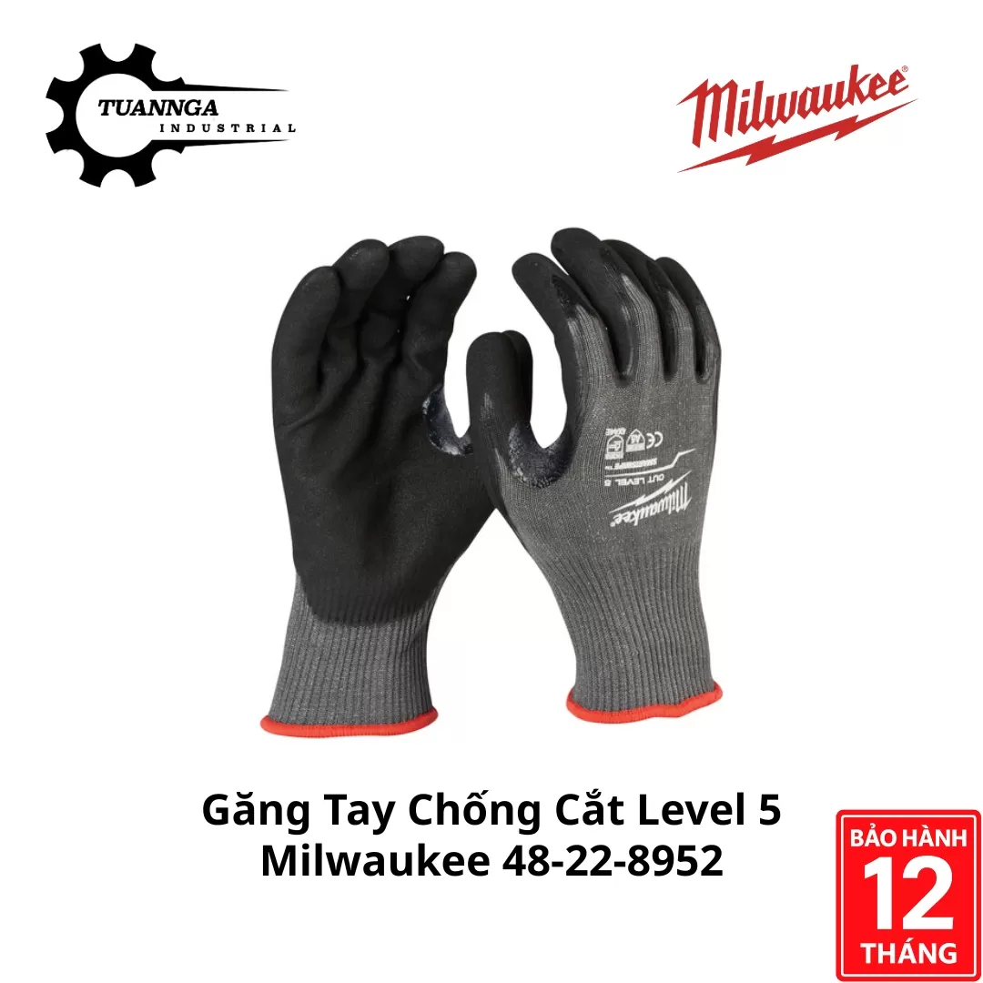 Găng Tay Chống Cắt Level 5 Milwaukee 48-22-8952